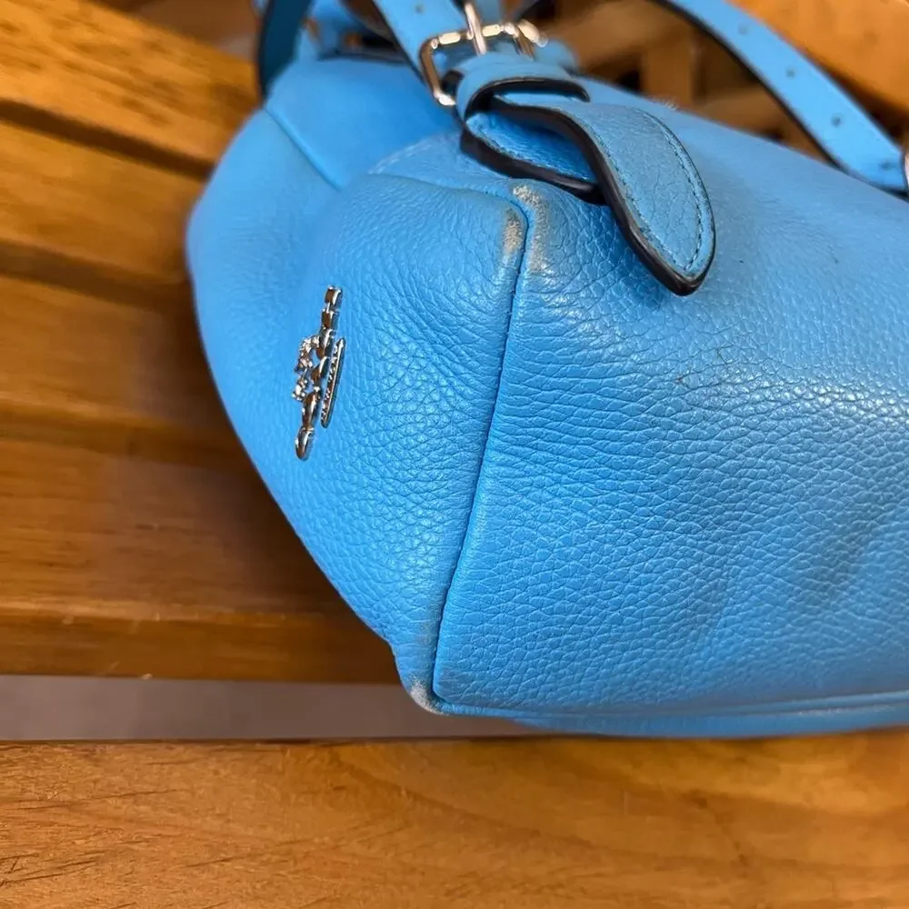 Coach Blue Mini Backpack - Picture 3 of 10